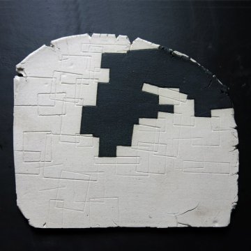 Territori assenyalat XXIX, porcellana, 30 x 30 x 1 cm., 2013_w600_h600